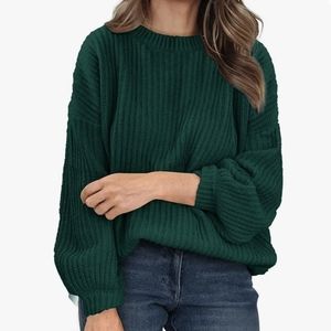 PRETTYGARDEN Women's Fashion Sweater Long Sleeve Casual Ribbed Knit Winter Cloth